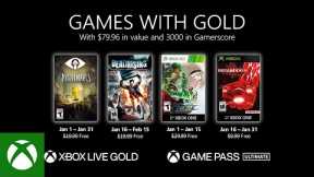 Xbox - January 2021 Games with Gold