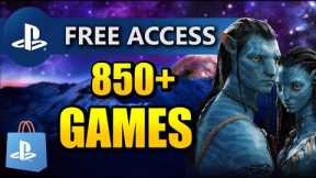 How to ACCESS 850+ AAA Playstation Games for FREE! (PS4/PS5)