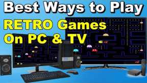 Best Way to Play Retro Games on PC and TV set ⭐ How to play retro games today