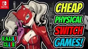 10 CHEAP Physical Nintendo Switch Games! Good Gaming On The Cheap!