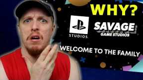 Sony PlayStation bought a NEW STUDIO...but they make MOBILE GAMES? Lets talk SAVAGE!
