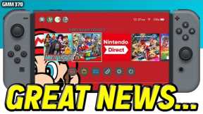 Nintendo Switch GREAT NEWS Just Hit...