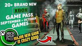 20+ NEW XBOX GAME PASS GAMES REVEALED - OCTOBER & FINAL SEPTEMBER GAMES