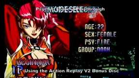 Psychic Force 2 Regina Playthrough using the Action Replay V2 Ps2 Bonus Disc for Ps1 :D