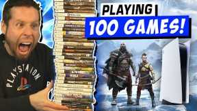 I played 100 PLAYSTATION 5 Games in ONE VIDEO!