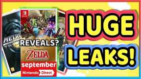NEW Nintendo Switch Leaks | LOZ BOTW, Zelda Games, Metroid Prime & More!