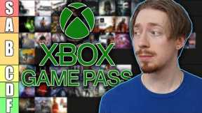 The ULTIMATE Xbox Game Pass 2022 Tier List | 200+ Games RANKED!