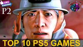 10 Best PS5 Single Player Games  | Top 10 Best Games to Play on PS5 | Part 2 | Games World | 2022