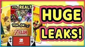 NEW Nintendo Switch Leaks Appear!|Zelda Games STILL ON? ,Switch 2  , Metroid Prime , Pokemon & MORE!