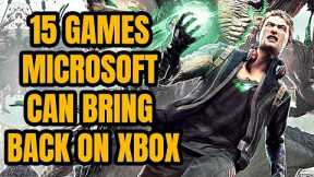 15 Games Microsoft Can Bring Back On Xbox Series X | S