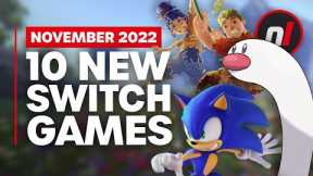 10 Exciting New Games Coming to Nintendo Switch - November 2022