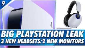Big PlayStation Leak, 3 New Sony Gaming Headsets and 2 New Gaming Monitors Leaked