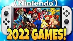 5 MUST BUY 2022 Nintendo Switch Games!