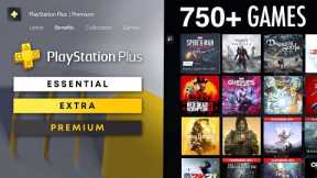 NEW PS Plus Extra & Premium Overview: 750+ Games Across PS1, PS2, PS3, PS4, PS5, PSP.