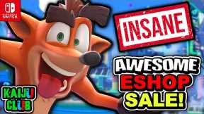 INSANE DEALS!😱AWESOME Nintendo Switch Eshop Sales! Maybe The Best Eshop Deals Video Ever?!
