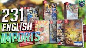 231 Switch Imports with English! Ultimate Collector's Guide to Import Exclusives