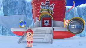 Mario Odyssey Snow Kingdom is SO COOL!! (Nintendo Switch)