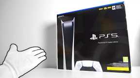 PS5 Digital Edition Unboxing - Sony PlayStation 5 Next Gen Console + Ultra Rare Press Kit