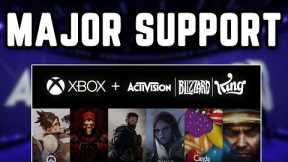Xbox Activision Blizzard DEAL Receives MAJOR SUPPORT For Approval