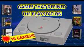 GAMES THAT DEFINED THE SONY PLAYSTATION | 10 GAMES