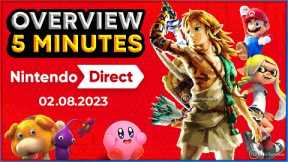 NINTENDO DIRECT Overview! 🔴 All Next Games and New Announcements for Nintendo Switch (February 2023)