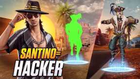 SANTINO TELEPORT MAKES YOU A HACKER SOLO VS SQUAD NEW GAMEPLAY | GARENA FREE FIRE