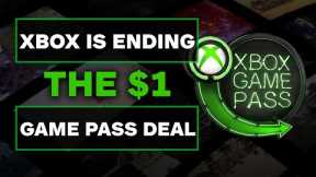 Xbox is Ending the $1 Xbox Game Pass Deal