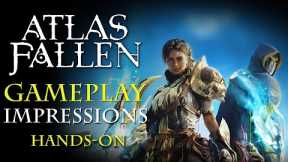 Atlas Fallen Gameplay Preview Hands-On Impressions - Action Role Playing Game