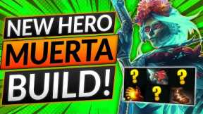 NEW HERO MUERTA IS BROKEN - BEST BUILD to ABUSE in 7.32E - Dota 2 Guide