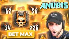 SPINNING in a MAX BET Bonus on HAND OF ANUBIS!... CRAZY MULTIPLIERS!! (Bonus Buys)