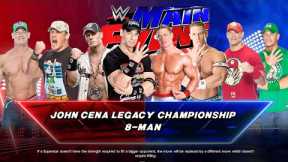 8 Man Elimination Match But Only John Cena | WWE 2K23