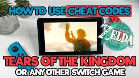 How To Use CHEATS In Zelda Tears Of The Kingdom | Easy Tutorial