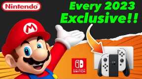 Every CONFIRMED 2023 Nintendo Switch Exclusive Game