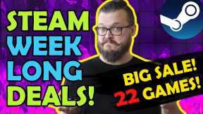 Steam Weeklong Deals! 22 Discounted Games For Your Entertainment!