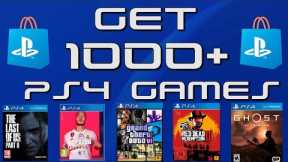 How to get 1000+ PS4 games for FREE in 30 seconds!