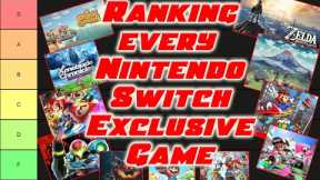 Every NINTENDO SWITCH EXCLUSIVE GAME Ranked | Nintendo Switch Tier List