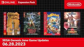 SEGA Genesis – June 2023 Game Updates – Nintendo Switch Online