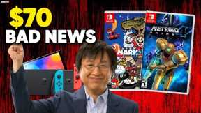 BAD NEWS for $70 Games on Nintendo Switch...