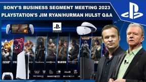 PlayStation's CEO Jim Ryan Full Q&A  | Sony Business Meeting 2023