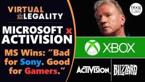 Microsoft, Xbox, and Activision Beat FTC | Judge: Perhaps bad for Sony. But good for gamers. (VL762)