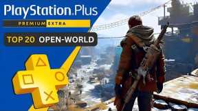 Top 20 Open World Games on PlayStation Plus Extra | AUGUST 2023