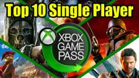 Top 10 Best Xbox Game Pass Single Player Games