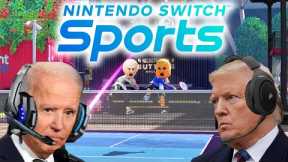 US Presidents Play Nintendo Switch Sports Badminton