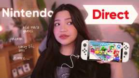 So Many New Switch Games! | Nintendo Direct 6.21.2023 REACTION 🤭