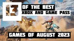 BEST NEW XBOX and GAME PASS GAMES of August 2023
