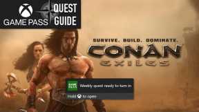 Conan Exiles Weekly Xbox Game Pass Quest Guide - Build 20 Objects