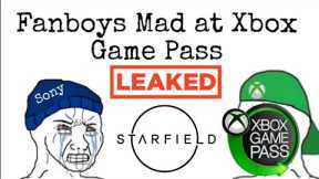 Microsoft Xbox Fan leaked Starfield Sony PlayStation PS5 fanboys mad at Game Pass AAA Exclusives