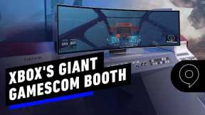 Tour the Giant Xbox Booth at gamescom 2023