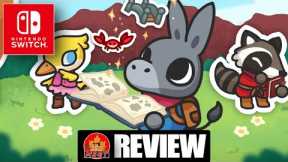 A TINY STICKER TALE Nintendo Switch Review | Cozy Indie Puzzle Adventure Game
