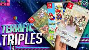 24 Terrific Triple Packs! 3 Nintendo Switch Games In 1!